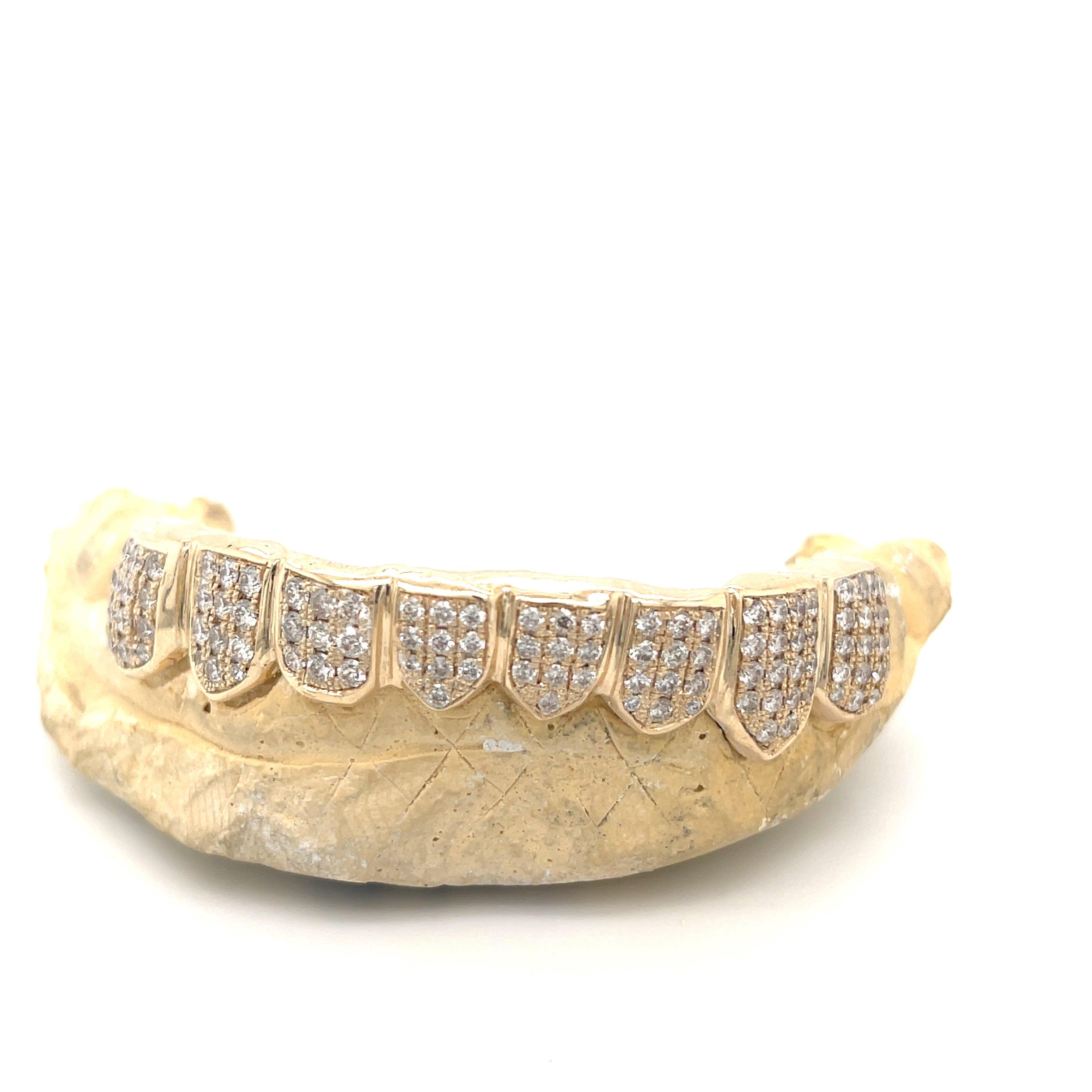 8pc Gold Box Set Bottom Grillz - Seattle Gold Grillz