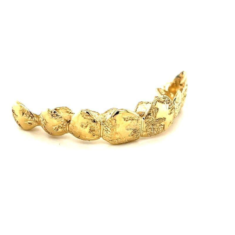 8pc Gold Earth Cut Grillz - Seattle Gold Grillz