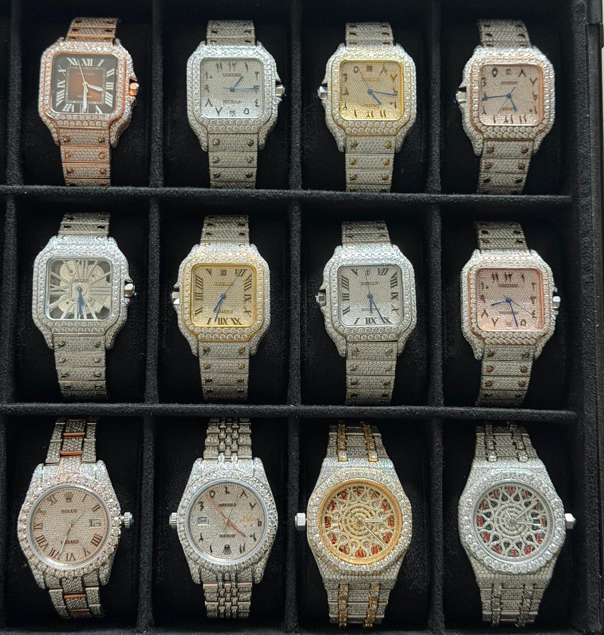 Fully Iced VVS Moissanite Watch 💎