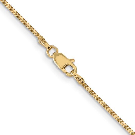 14k Gold 0.9mm Franco Chain
