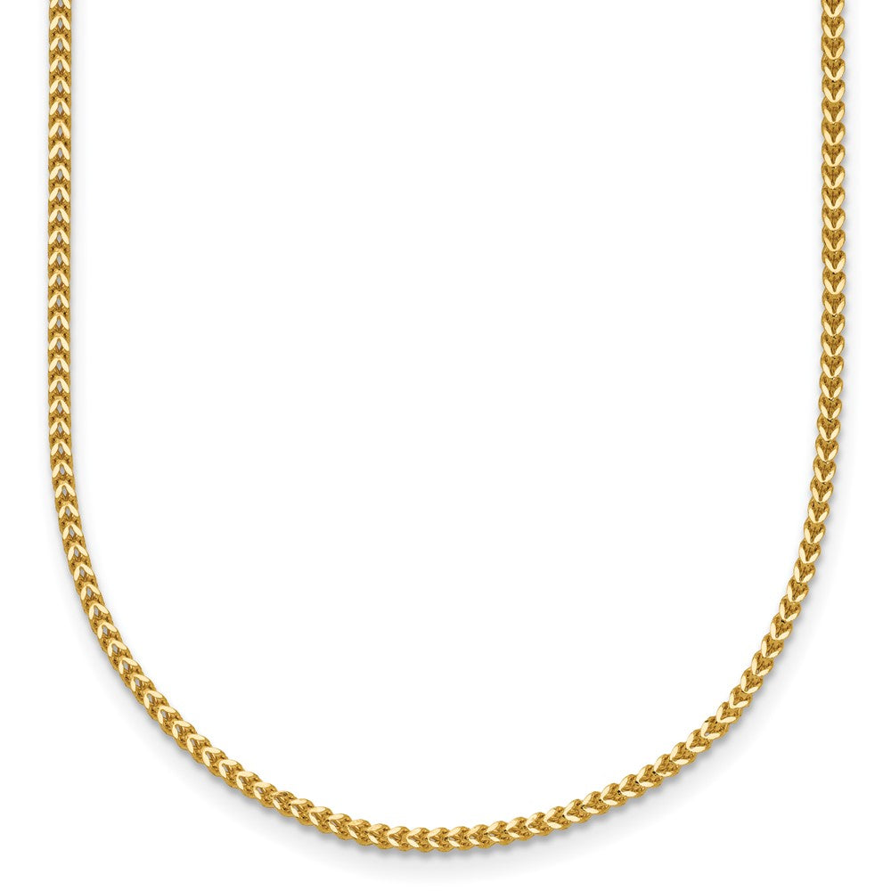 14K Yellow Gold Franco Chain — 1 mm