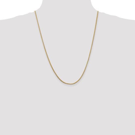 14k Gold 1.3mm Franco Chain