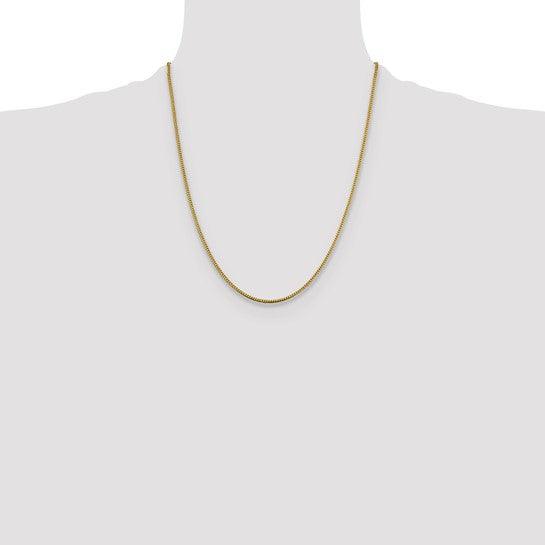 14k Gold 1.4mm Franco Chain