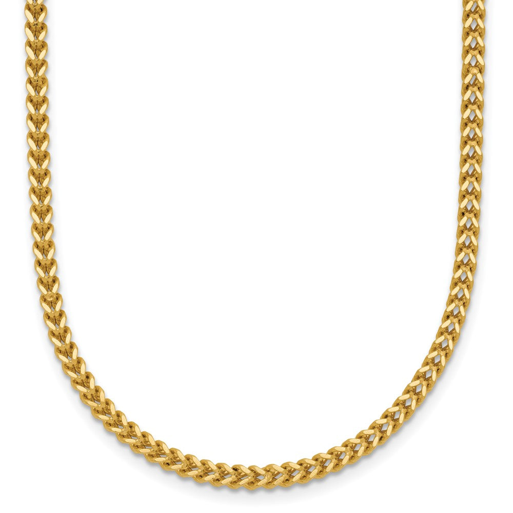 14K Yellow Gold Franco Chain — 2 mm
