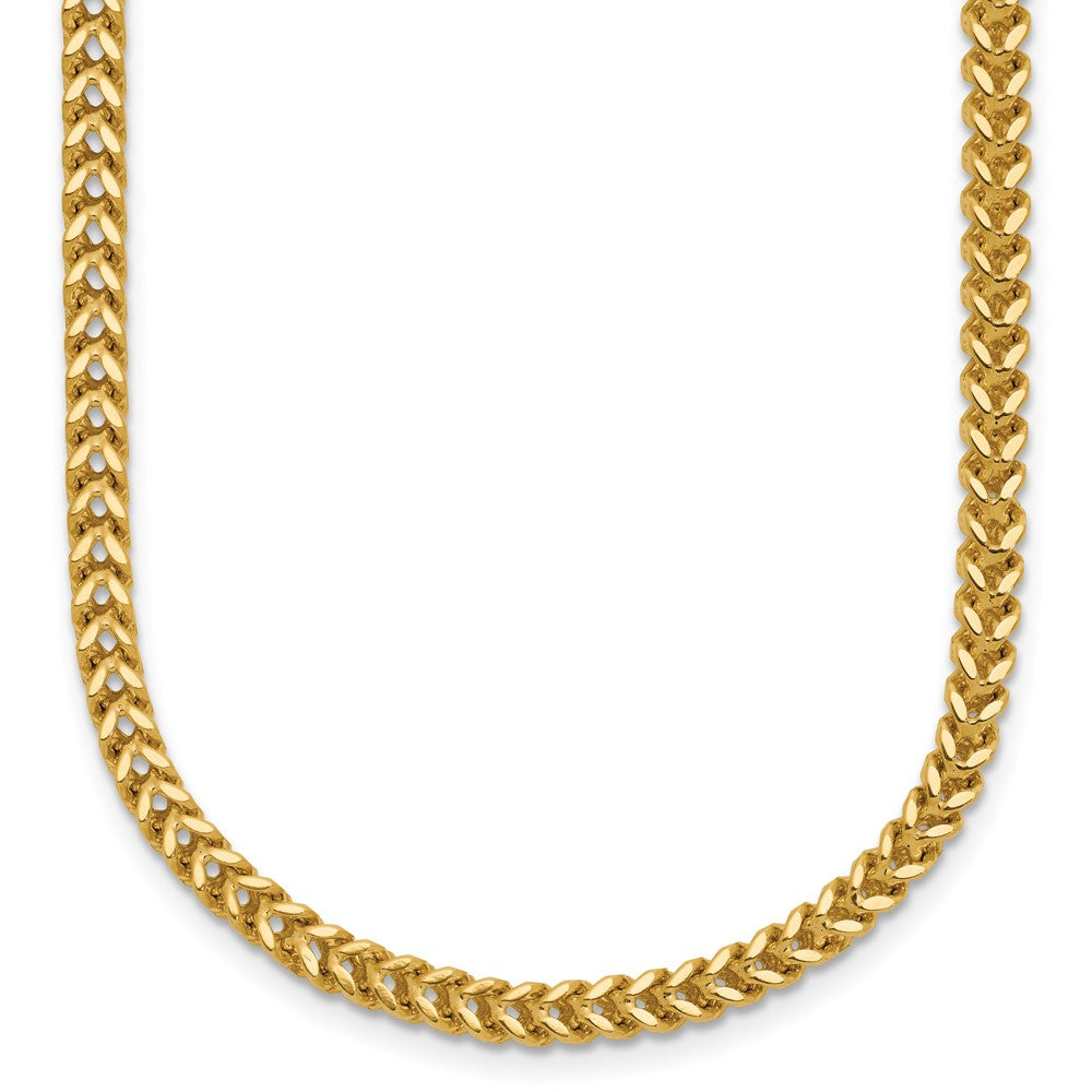 14K Yellow Gold Franco Chain — 2.5 mm