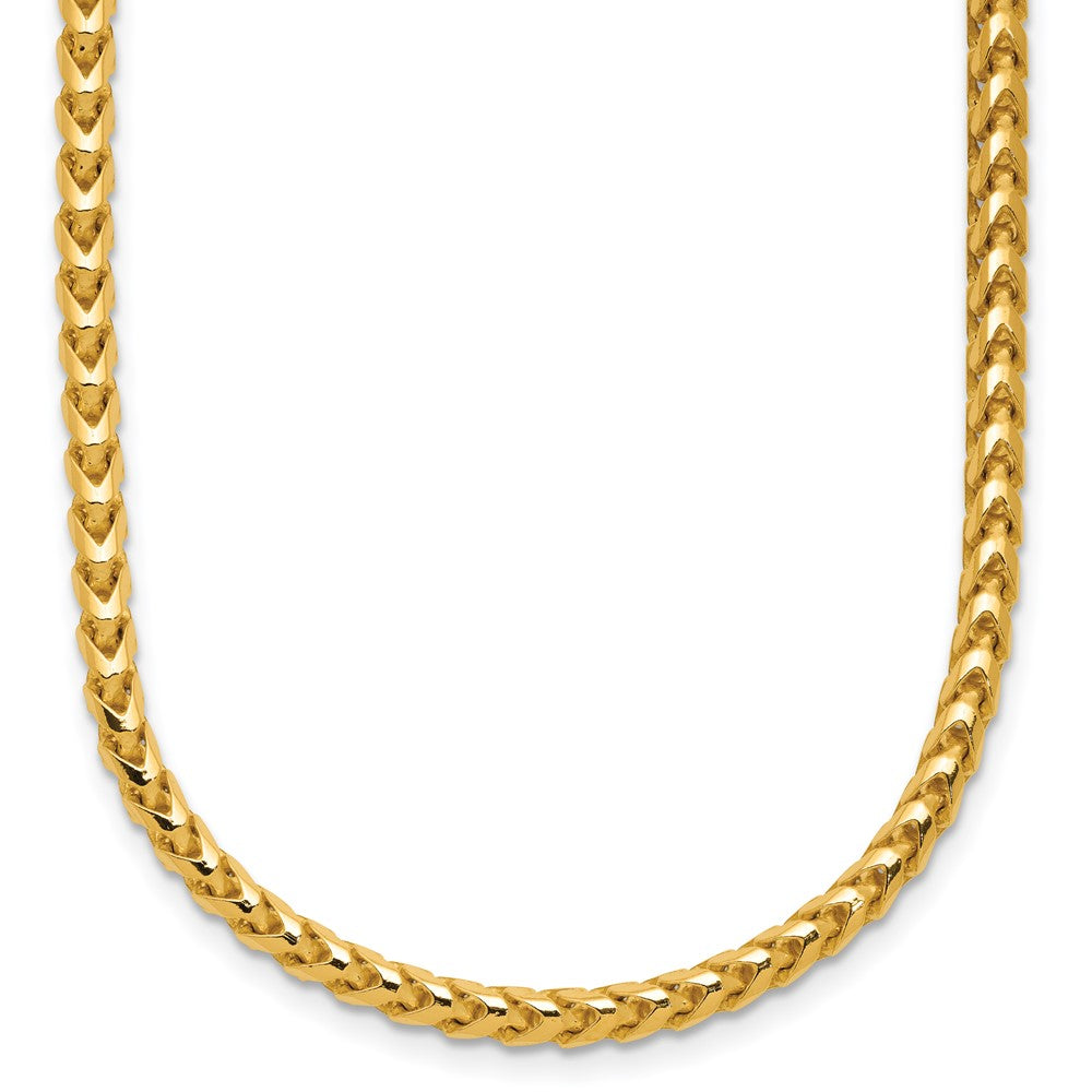 14K Yellow Gold Franco Chain — 3 mm