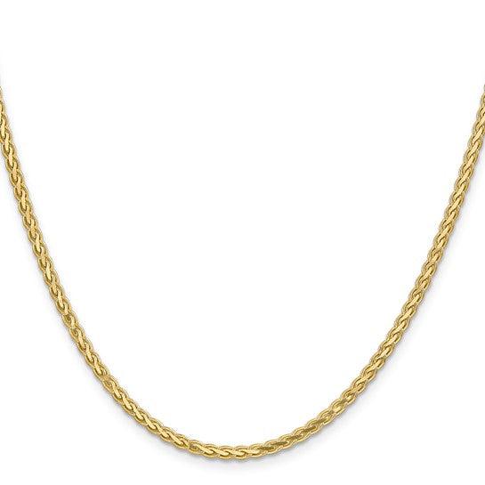 14k 2.8mm Flat Wheat Chain