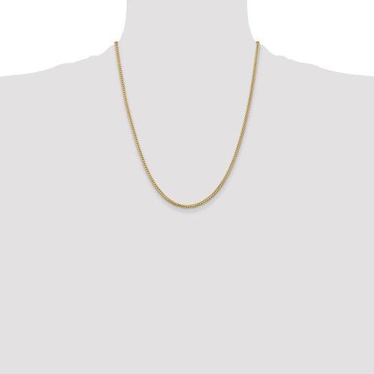 14k Gold 2.0mm Franco Chain