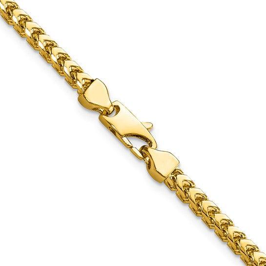 14k Gold 3mm Franco Chain