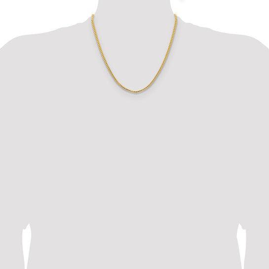 14k Gold 3mm Franco Chain