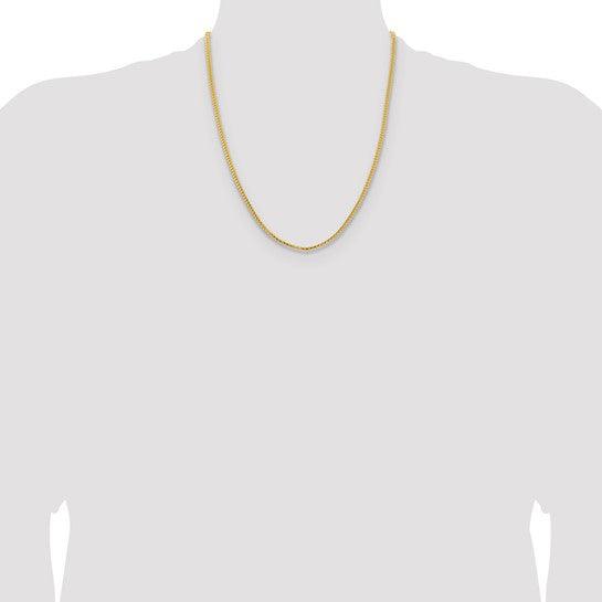 14k Gold 3mm Franco Chain