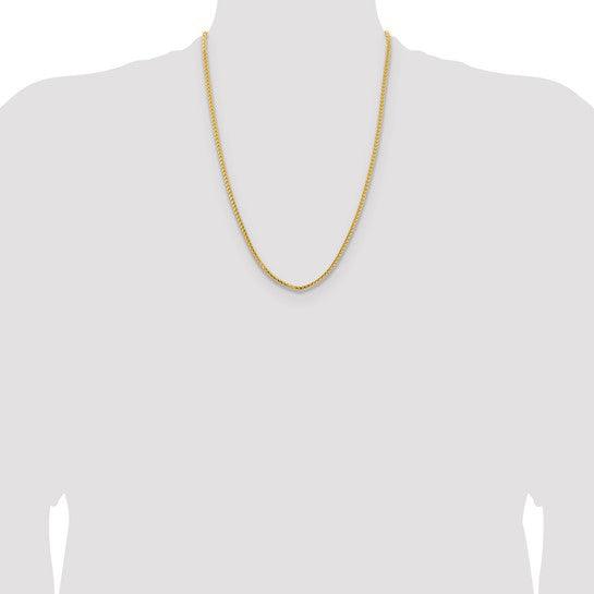 14k Gold 3mm Franco Chain