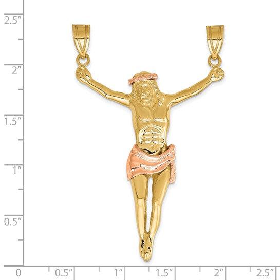 14k Two-tone Rose Corpus Pendant