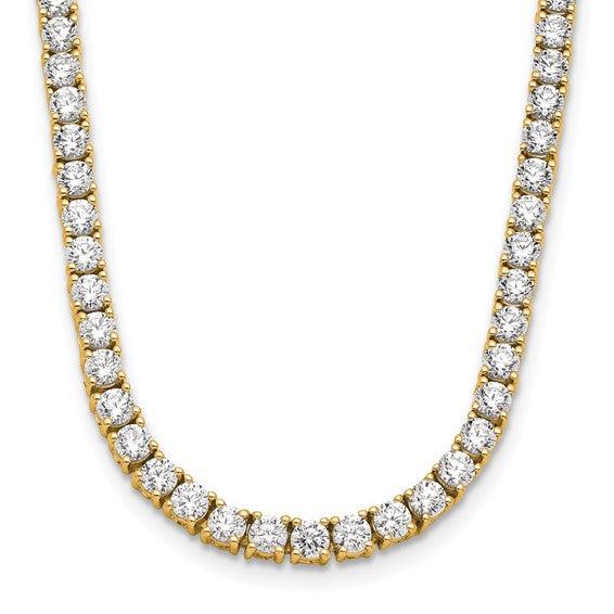 Lab Grown Diamond Tennis Necklaces