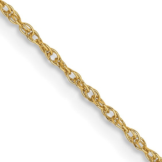 14k 0.8mm Light-Baby Rope Chain