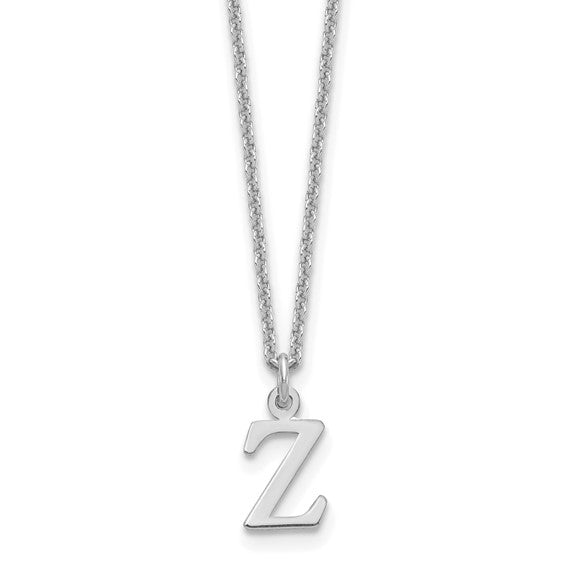 Gold Letter Z Initial Necklace
