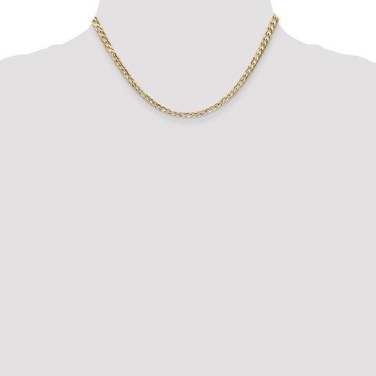 14k 3.8mm Concave Curb Chain