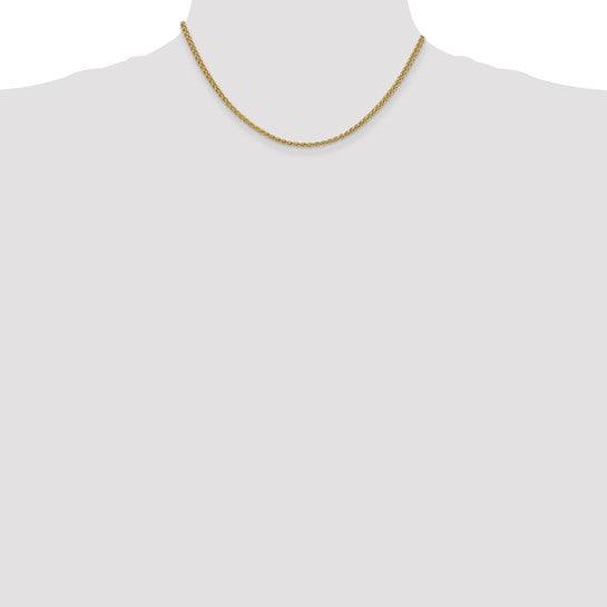 14k 2.1mm Spiga Chain