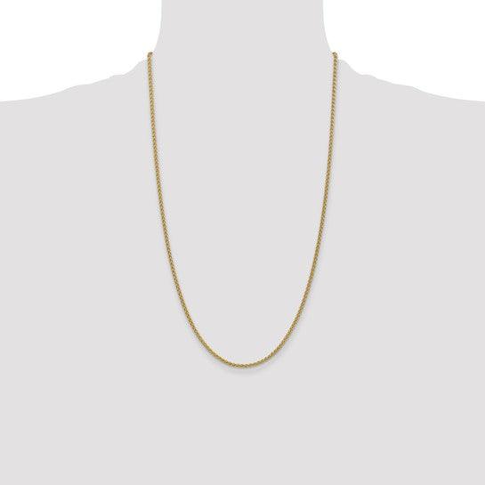 14k 2.1mm Spiga Chain