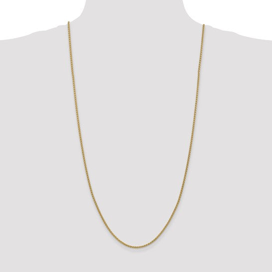 14k 2.1mm Spiga Chain