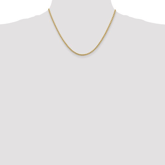 14k 2.8mm Spiga Chain