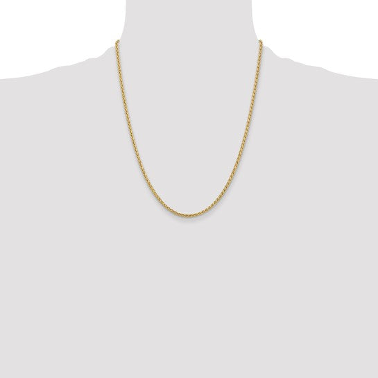 14k 2.8mm Spiga Chain