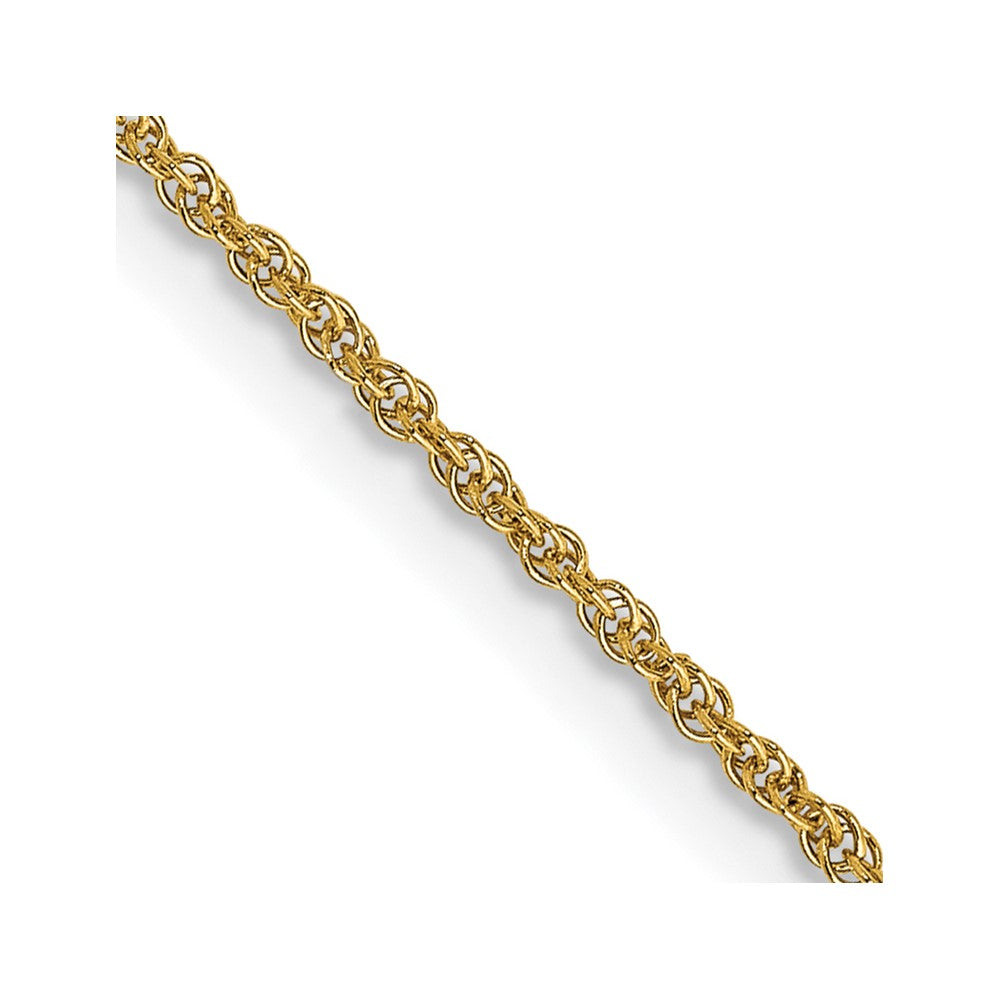 14K Yellow Gold Baby Rope Chain — 1.1 mm