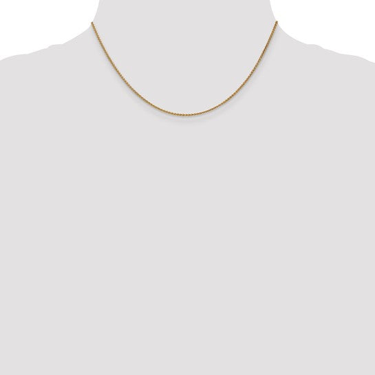 14k 1.25mm Spiga Chain