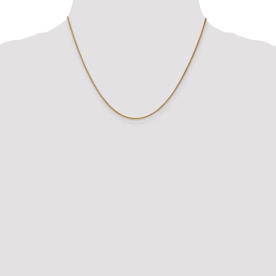 14k 1.25mm Spiga Chain