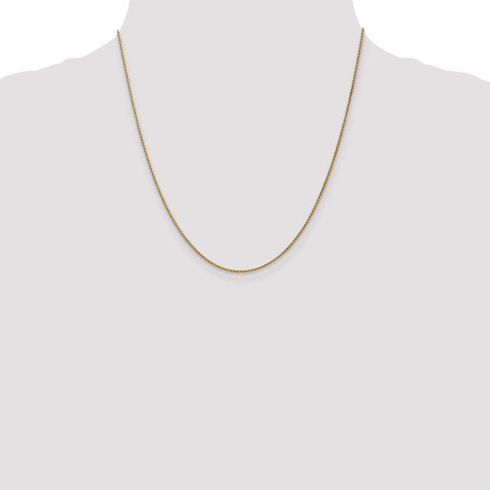 14k 1.25mm Spiga Chain