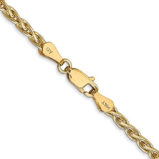 14k 3mm Parisian Wheat Chain