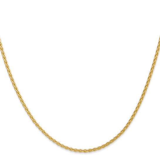 14k 1.75mm Parisian Wheat Chain