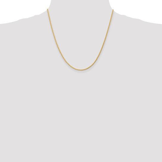 14k 1.75mm Parisian Wheat Chain