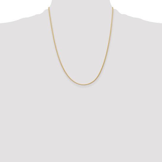 14k 1.75mm Parisian Wheat Chain