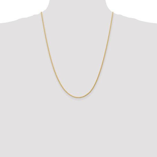 14k 1.75mm Parisian Wheat Chain