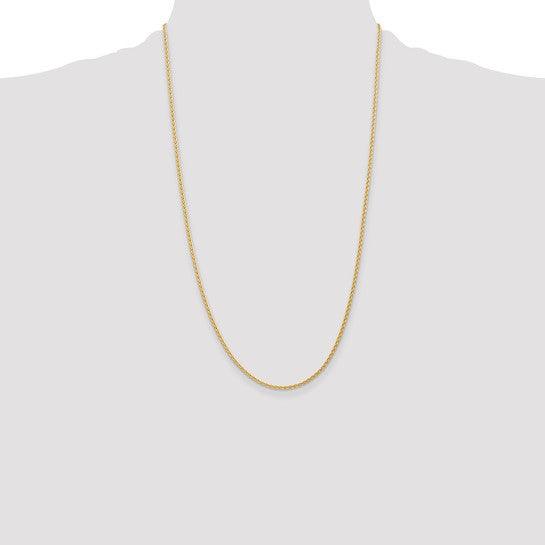 14k 1.75mm Parisian Wheat Chain