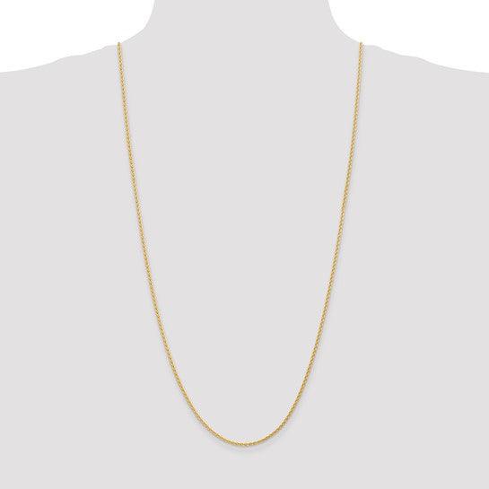 14k 1.75mm Parisian Wheat Chain