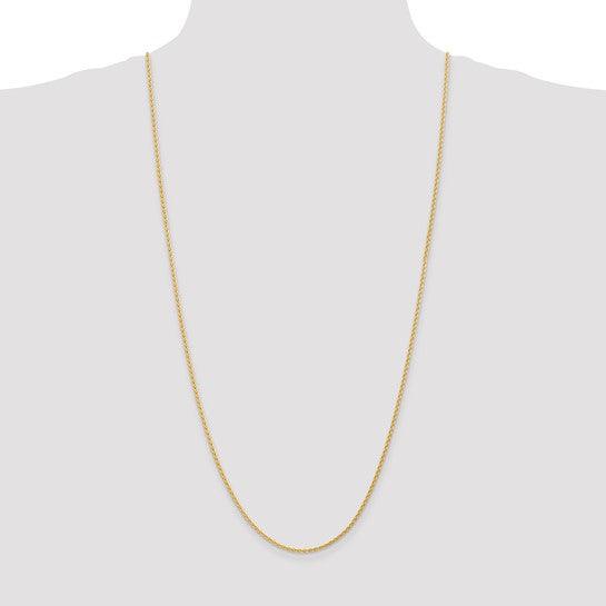 14k 2.25mm Parisian Wheat Chain