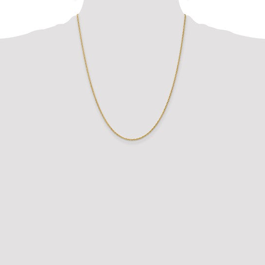 14k 1.3mm Heavy-Baby Rope Chain