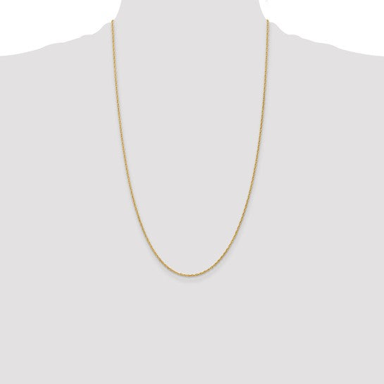 14k 1.3mm Heavy-Baby Rope Chain