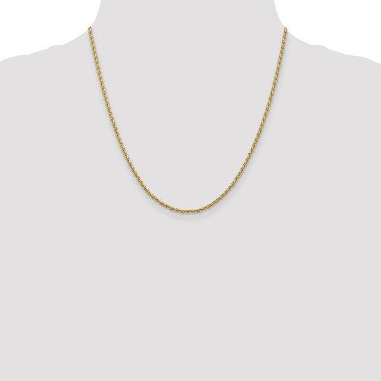 14k 2.25mm Parisian Wheat Chain