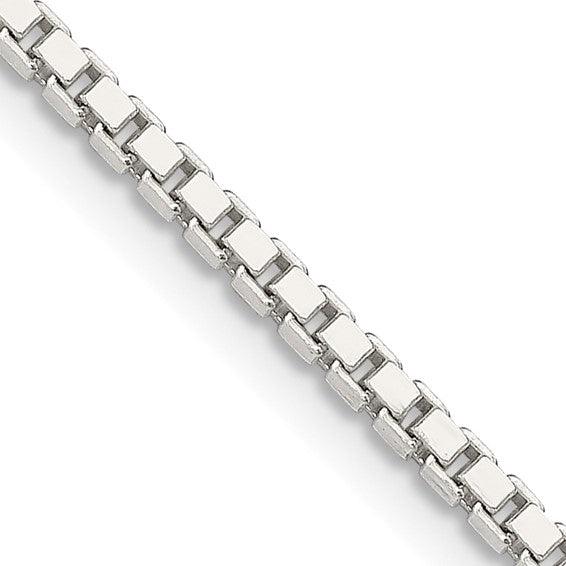 Sterling Silver 4mm Beaded Box Chain