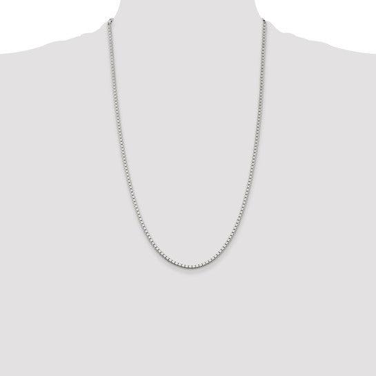 Sterling Silver 2.5mm Box Chain
