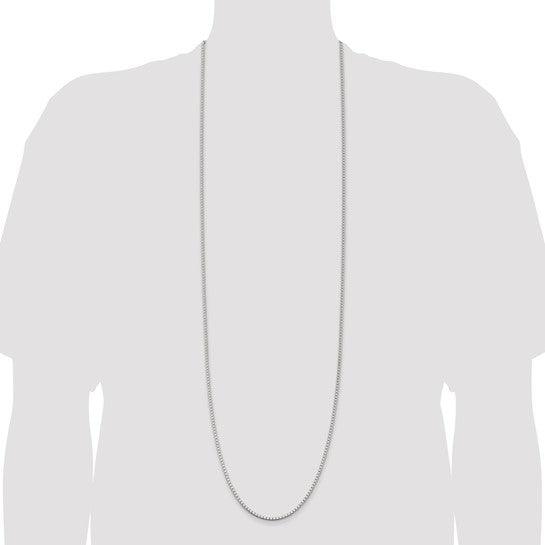 Sterling Silver 2.5mm Box Chain