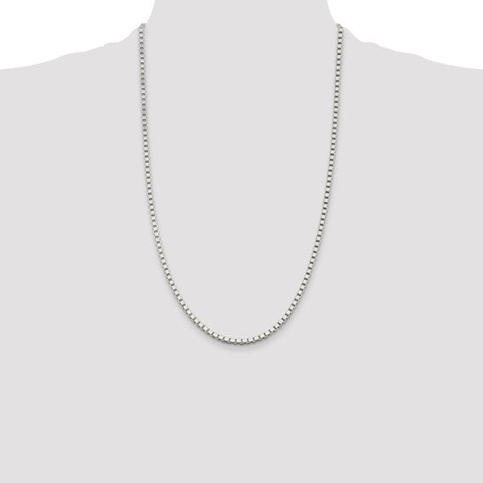 Sterling Silver 3mm Box Chain