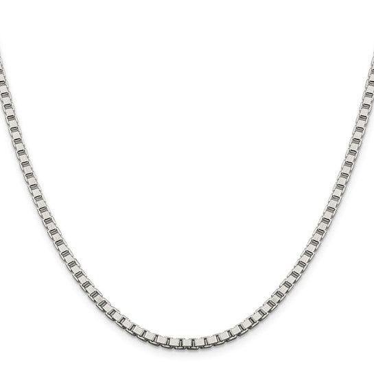 Sterling Silver 3.25mm Box Chain