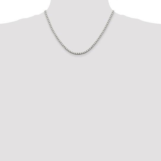 Sterling Silver 3.25mm Box Chain