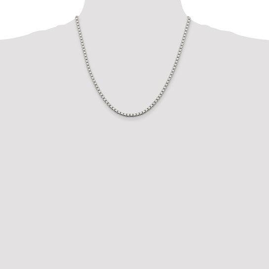 Sterling Silver 3.25mm Box Chain