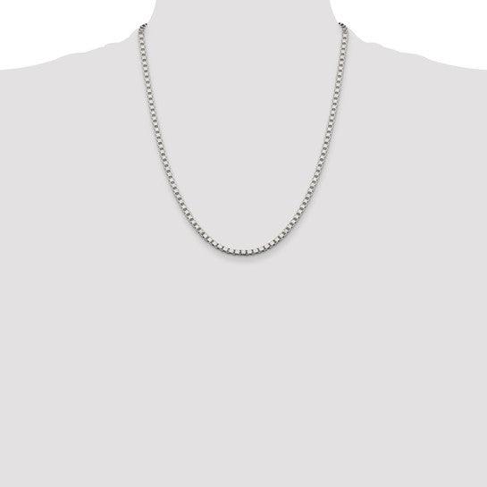 Sterling Silver 3.25mm Box Chain