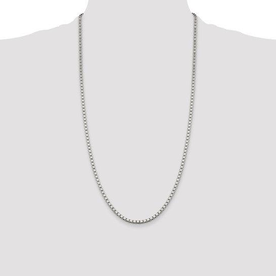 Sterling Silver 3.25mm Box Chain